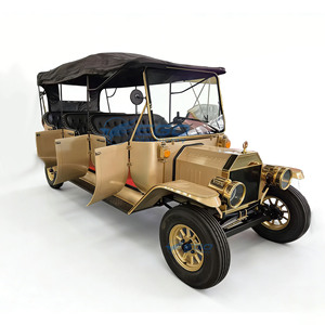 Venta Exitosa a Bajo Precio: Vehículo Eléctrico Retro de Nueva Energía para Turismo, Coche Eléctrico Dorado para Paseos Turísticos, Coche Clásico Vintage - Product Image 1