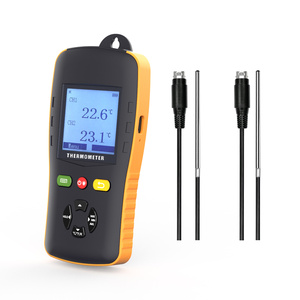 PTD602 Instrumento de Medición de Temperatura Industrial de Respuesta Rápida, Termómetros RTD USB de Doble Canal con Sondas PT100 PT1000 - Product Image 1