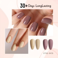 Vernis Gel 30 Couleurs Rose Nude Brillant Couleurs Naturelles Longue Durée Peinture Ongles Gel 15ml Fournisseurs OEM