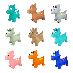 Dinosaure <span class=keywords><strong>sauteur</strong></span> gonflable - Dinosaure <span class=keywords><strong>sauteur</strong></span>, rebondissant, sautant, jouet <span class=keywords><strong>animal</strong></span> gonflable à monter - Product Image 2