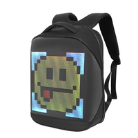 Pantalla LED Venta al por mayor Smart App Mochila Led Billboard Display Publicidad móvil Cartelera impermeable LED Bolsa Mochila