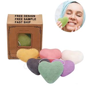 <span class=keywords><strong>Esponja</strong></span> de <span class=keywords><strong>Konjac</strong></span> EXFOLIANTE SUAVE y natural con logotipo personalizado, limpiador <span class=keywords><strong>facial</strong></span> para limpieza natural y respetuoso con el medio ambiente - Product Image 1