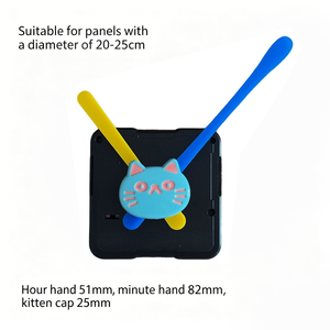 Kit <span class=keywords><strong>d</strong></span>'accessoires pour <span class=keywords><strong>horloge</strong></span> murale DIY, mouvement <span class=keywords><strong>d</strong></span>'<span class=keywords><strong>horloge</strong></span> silencieux à mouvement continu avec <span class=keywords><strong>aiguilles</strong></span> <span class=keywords><strong>d</strong></span>'<span class=keywords><strong>horloge</strong></span> en acrylique haute clarté - Product Image 6