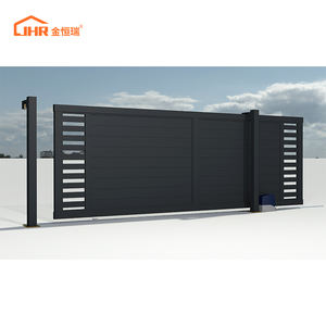 JHR Porte à angle de 90 degrés-Piste rotative Porte automatique Rotation d'angle Porte coulissante Allée de jardin Portes tournantes - Product Image 5