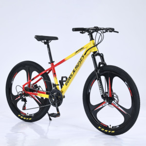 <span class=keywords><strong>Bicicleta</strong></span> de Montaña de Acero de Alto Carbono de 24/26 Pulgadas y 21 Velocidades para Adultos, <span class=keywords><strong>Bicicleta</strong></span> Todoterreno con Llantas de Aleación de Aluminio - Product Image 2