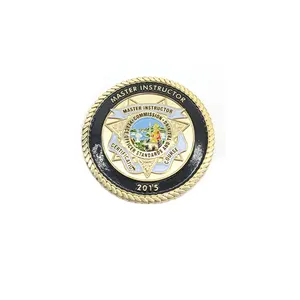 Factory free design custom antique gold challenge coins