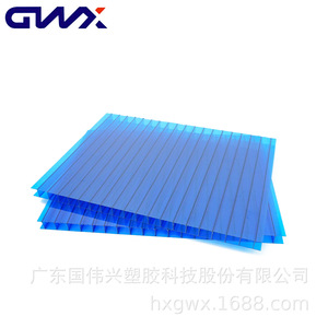 Gwx Polycarbonate Sheet 10mm Double Layer Transparent Blue Green For Greenhouse Insulation - Product Image 3