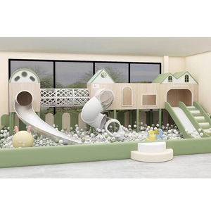 New Design Kids Indoor Soft Play Indoor Play Center Children <b>Small</b> Indoor Playground Equipment with <b>Slide</b> Ball Pool Ocean Ball - Product Image 1