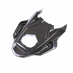 Cubierta inferior del asiento trasero de fibra de carbono seca 3K para BMW S1000RR M1000RR 2023-2024, acabado mate y brillante, fijación directa con tornillos - Product Image 5
