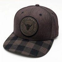 Cappellino da Baseball di Alta Qualità con Visiera a Contrasto a Quadri, Fornitura Transfrontaliera, Piccoli Lotti, Consegna Rapida, Logo Personalizzabile Disponibile