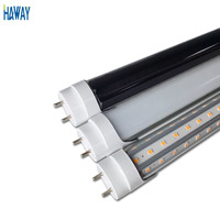 Tube LED T8 en aluminium PC G13 à base rotative, 220 V CA, simple ou double face, 1,2 m, 18 W, 6 000 K, pour éclairage intérieur