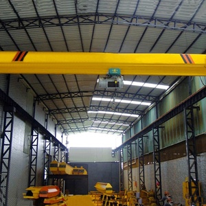 เครนสะพานโครงเหล็กเดี่ยว 10 ตัน สำหรับงานหนัก พร้อมรอกยกแบบ Low Headroom สำหรับการขนย้ายวัสดุในคลังสินค้า - Product Image 1