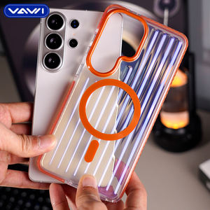 वावी बी 337 शॉकप्रूफ पीसी हार्ड केस नालीदार पारदर्शी चुंबकीय फोन केस के लिए नालीदार पारदर्शी चुंबकीय फोन केस - Product Image 1