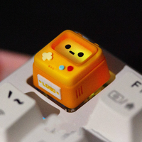 Capuchons de touches personnalisés en résine pour console de jeu rétro, capuchons de touches translucides, capuchons de touches ESC individuels pour clavier mécanique à interrupteurs MX