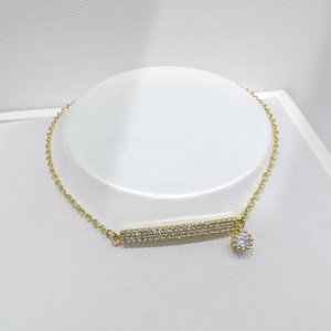 wholesale plata 925 sterling <b>silver</b> zirconia <b>bracelet</b> custom Minimalist Gold Plated friendship ladies Everyday <b>Charm</b> <b>bracelets</b> - Product Image 1