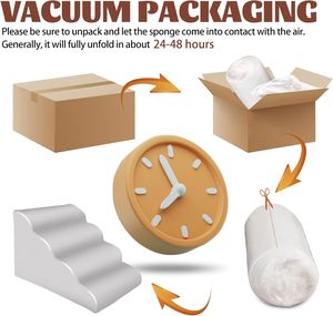 Maßgefertigte, Langlebige Haustier-Rampe mit Treppe für Hohe Betten, Schaumstoff, Abnehmbare Abdeckung, Robuste Cord-Hunde- und Katzen-Rampen - Product Image 6