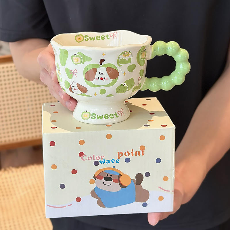 แก้วเดี่ยวสีเขียว