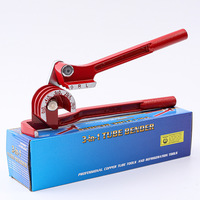 Cintreuse de tuyaux manuelle de qualité industrielle pour climatiseur Cintreuse de tuyaux en cuivre à trois rainures Cintrage à 90 angles pour tuyaux de 6mm/8mm/10mm