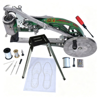 Machine à réparer les semelles manuelle, machine à coudre industrielle à point noué à grande vitesse à manivelle pour la réparation et la modification de chaussures