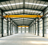 Structure en acier préfabriquée modulaire légère, charpente métallique, entrepôt, atelier, usine, construction de hangar en acier