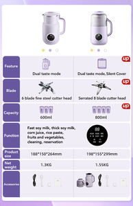ステンレス鋼クックホームポータブルミニナットミルクメーカー700ML - Product Image 6