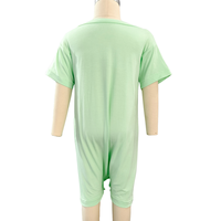 Offre Spéciale décontracté en fibre de bambou nouveau-né combinaison pour nourrissons et tout-petits coupe personnalisée couleur unie bouton fermeture été ODM approvisionnement