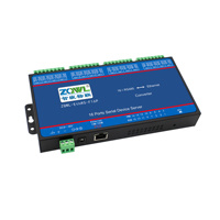 Serveur série industriel PoE opto-isolé à 16 ports |   Module passerelle RS485 vers Ethernet Modbus/MQTT, montage sur rail DIN