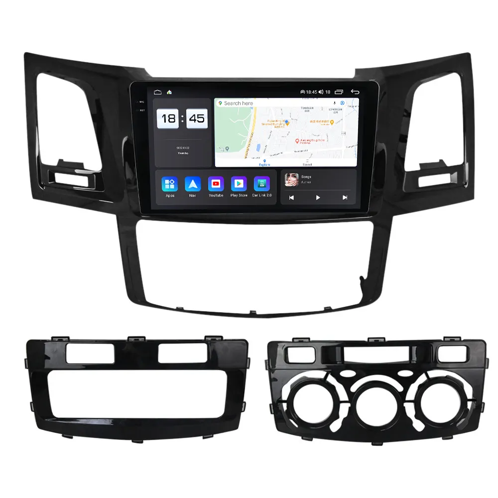 MEKEDE M6 Pro Android 12 8core 8 + 256GB 2K DSP 2din GPS WIFI autoradio stereo per Toyota Fortuner Hilux 2004-2014