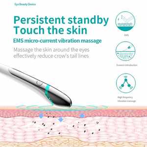 2023最高のインテリジェントアイケア<span class=keywords><strong>EMS</strong></span>ミニマッサージャー電気振動ペン熱圧縮マッサージャー装置スティック付き - Product Image 4