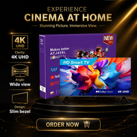 Téléviseur LED intelligent Google TV 4K UHD de 65 pouces avec Dolby Vision pour affichage en chambre d'hôtel