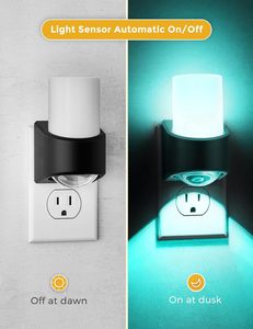 ไฟกลางคืนเปลี่ยนสี RGB พร้อมเซ็นเซอร์ LED 3 โหมด ไฟตกแต่งเสียบปลั๊กสำหรับห้องนอน - Product Image 3