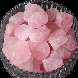 Piedras de Cuarzo Rosa Natural en Bruto al por Mayor, Cuarzo Rosa Crudo para Joyería, Decoración del Hogar y Cristales Curativos - Product Image 2