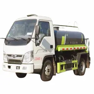 2024 new water tanker truck water cart hauling truck 3 ton water tank truck price