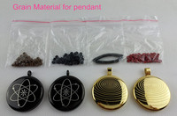 Pendentif quantique magnétique CAMAZ Black Quantum Energy Scalar, technologie japonaise, nano-ion négatif, 2000 ions, thérapie quantique, personnalisé pour les plantes