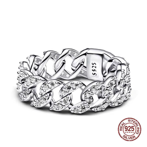 Anello Principessa in Argento 925, Set di Anelli Combinati Sole e Luna, Gioielli per Coppie, Regalo di Fidanzamento e Compleanno, Gioielli di Tendenza - Product Image 6