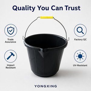 Bac de mélange pour ciment en plastique robuste, cuve à mortier pour chantier de construction, bac en caoutchouc flexible renforcé, vente en gros - Product Image 5
