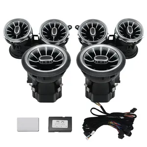 Auto Voor Dashboard Airconditioner Turbine Ac Ventilatieopeningen 64 Kleuren Omgevingslicht Voor Mercedes W213 W238