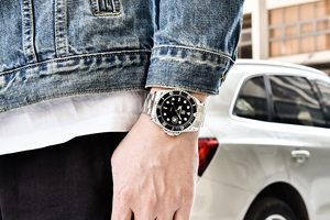 BENYAR 5161 Reloj de Pulsera de Cuarzo para Hombre de Negocios de Lujo de Primera Marca, Reloj de Buceo de Moda Impermeable de Acero Inoxidable, Reloj Hombre - Product Image 5
