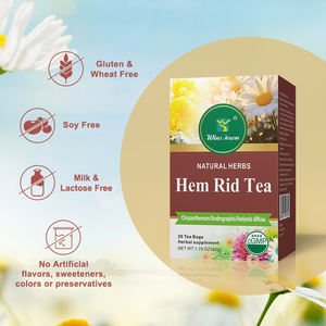 Botani alami Winstow untuk sistem pencernaan mendukung kenyamanan usus dan peningkatan kesehatan usus dan Hem Rid teh dengan - Product Image 2