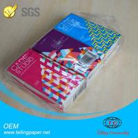 Penjualan Laris Murah Kustom Dicetak Sapu Tangan Kertas Bambu Ukuran Saku Teratai Tisu Wajah Dompet Tisu