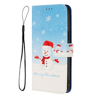 Avec lanière Portefeuille de Noël Flip Leather Mobile Phone Case pour Iphone 17 Pro Max 17 Air 16 Plus