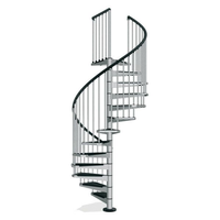 Escalier en colimaçon en acier inoxydable, design personnalisé pour l'intérieur et l'extérieur, nouvelle conception 2024