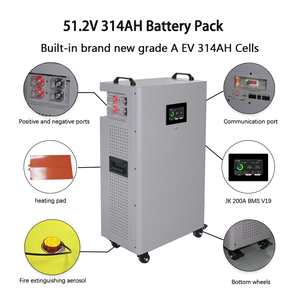 Paquete de Baterías <span class=keywords><strong>Lifepo4</strong></span> YIXIANG Becky 48V 51.2V 314AH con <span class=keywords><strong>BMS</strong></span> JK 200A V19, Batería de Iones de Litio para Almacenamiento de Energía, Stock en la UE - Product Image 2