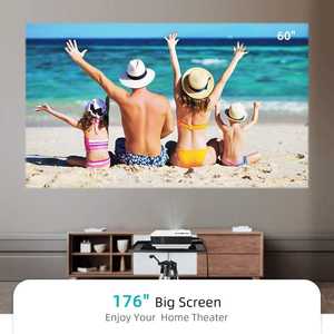 <strong>VANKYO</strong> Leisure 3W Portable WiFi Projector with Synchronize Smartphone Screen Compatible with TV Stick PS4 HDMI - Product Image 3