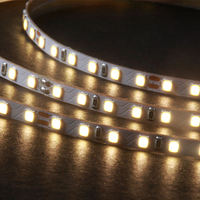 Bande LED flexible USB NFC étroite de 5mm 2835 168LED/M profil en Al mince assorti 10m Tube en silicone néon cuivre sans chute de tension