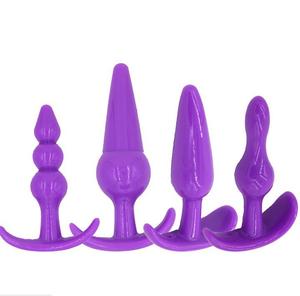 Set di 6 Plug Anali in Silicone Huawen per <span class=keywords><strong>Masturbazione</strong></span> Femminile, Giocattoli Sessuali BDSM, Colore Personalizzabile - Product Image 6
