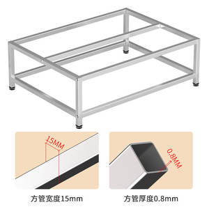 Support à condiments en acier inoxydable à 4 compartiments, double rangée, plat, pour plateaux de service alimentaire d'hôtel, usage en cuisine - Product Image 2