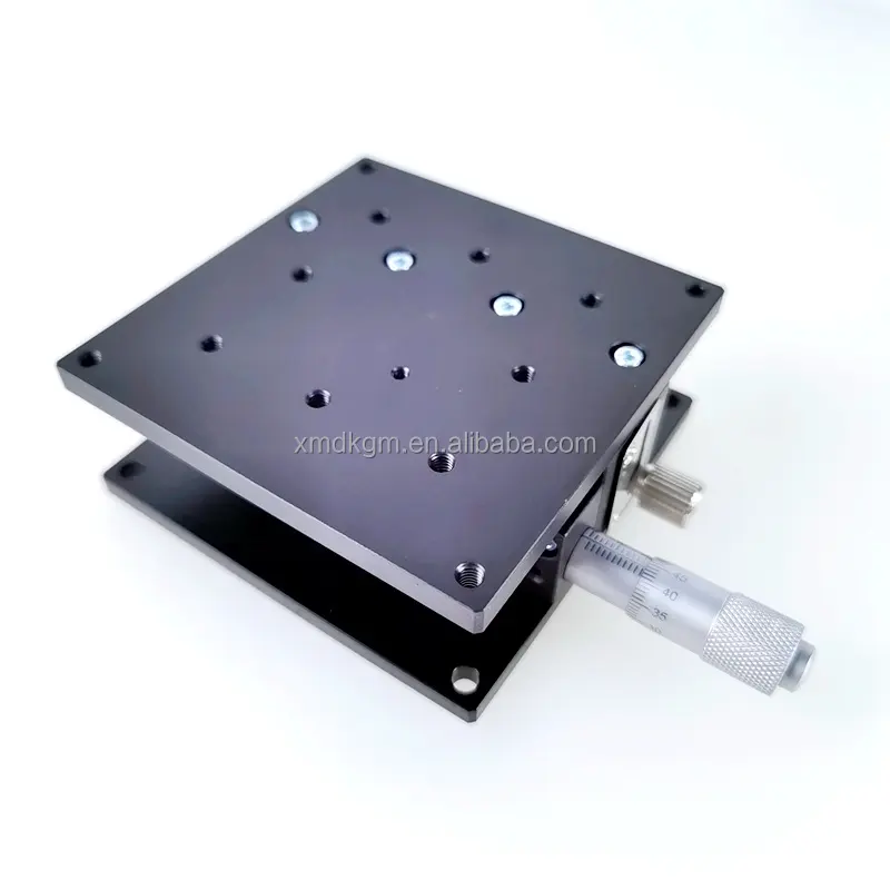 90x90mm 10mm Stroke Z Axis Tuning Platform Manual Precision Positioning Table Translation Linear Stage for optical instrument