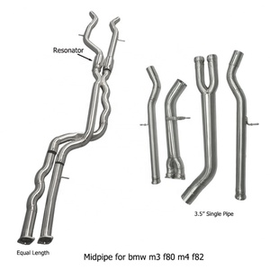 Système d'échappement intermédiaire en acier inoxydable 304 pour BMW F80 M3 F82 F83 M4 S55, tuyau haute performance 2014-2019 - Product Image 1