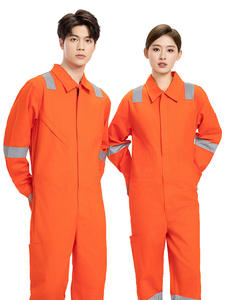 Combinaison de Travail de Sécurité Réfléchissante Personnalisable en Coton pour Homme, Vêtement de Protection pour Réparation de Machines, Chantier Naval et Port Maritime - Product Image 4